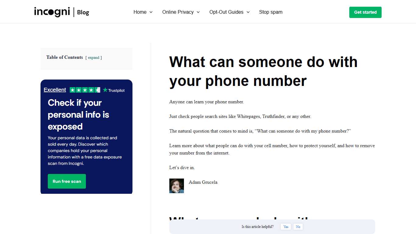 What can someone do with your phone number [2026] | Incogni